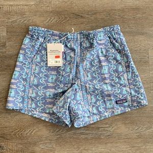Great condition Patagonia Baggies 5” Shorts Current Blue M Baggies Cotton